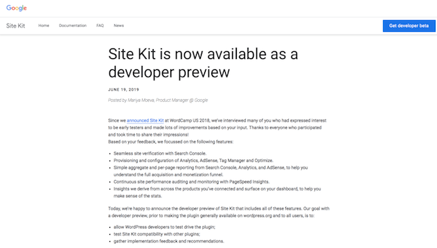 Google Site Kit Plugin downloaden HidenDesign