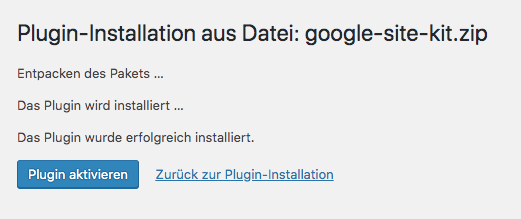 Google Site Kit Plugin fue WordPress installieren und einrichten Anleitung von HidenDesign