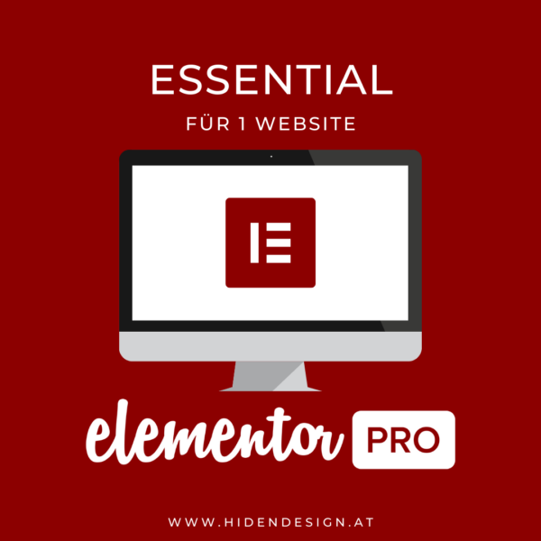 Elementor PRO Essential für eine Website