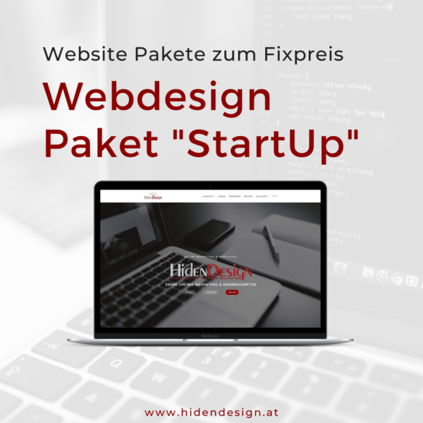 WordPress Webdesign Paket “StartUp”