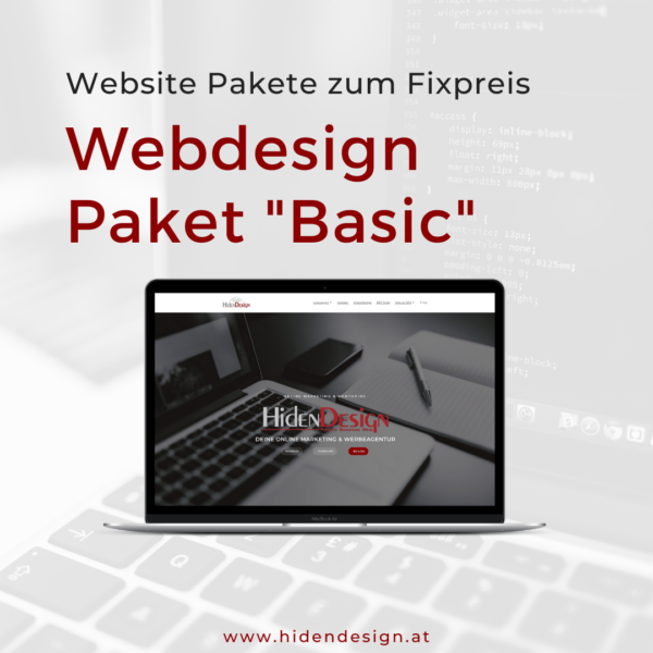 WordPress Webdesign Paket “Basic”