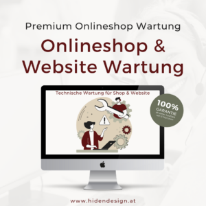 Monatliche Website & Onlineshop Wartung